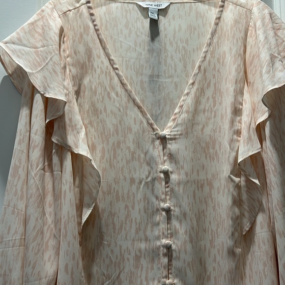 Lightweight long sleeve Nine West blouse new with tags xxl - Picture 3 of 4